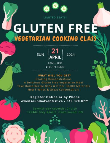 Gluten-Free Vegetarian Cooking Class